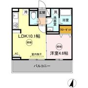 Polonia Wakamatsu B棟の間取り画像