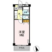 ニューエクセル三宅 Fの間取り画像