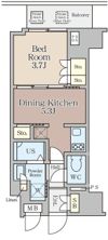 CREATIF堂島の間取り画像