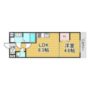 BLESSED LIFE上杉の間取り画像