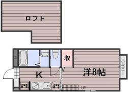 スカイガーデン万倍Bの間取り画像