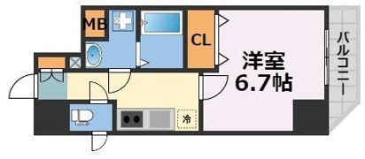 アクアプレイス江戸堀の間取り画像