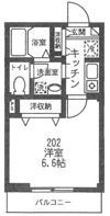 テラスド代々木 Iの間取り画像