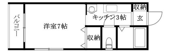 ヴィラ鈴村3の間取り画像