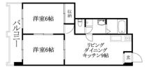 カサグランデ市坪の間取り画像