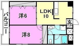 フェリオ市駅西1の間取り画像