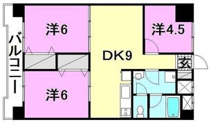 フェリオ市駅西1の間取り画像