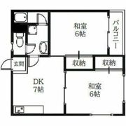 草野マンション21号館の間取り画像