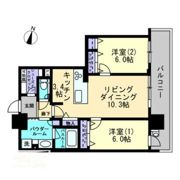 アルファゲートタワー福山駅前の間取り画像