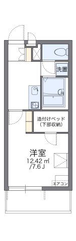 レオパレスサンピエスタの間取り画像