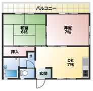 第2コーポラス枝国の間取り画像
