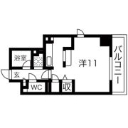 アルデール江坂の間取り画像