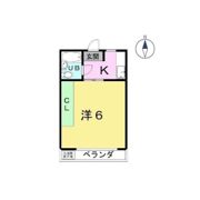 花立ハイツの間取り画像
