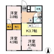 サカイコーポの間取り画像