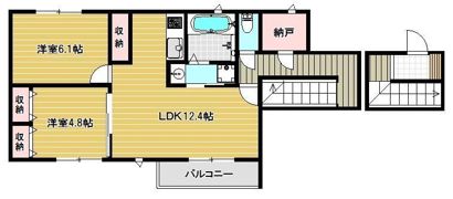 ミュゲ メゾンの間取り画像