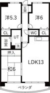 メゾンドール天神の間取り画像