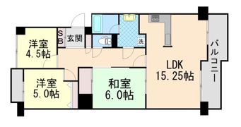 クローバー・メゾン東桃山台の間取り画像