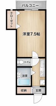 つるみマンション2の間取り画像