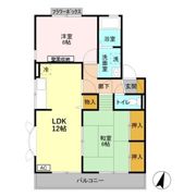 セジュール三橋 2の間取り画像