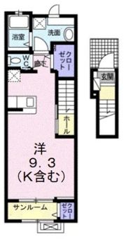 ルージュ・NⅡの間取り画像