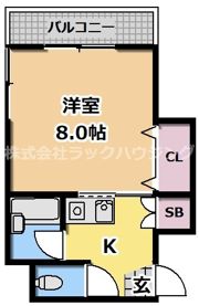 ル・ブール城東の間取り画像