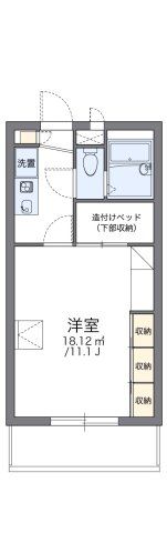 レオパレスヴィル ヌーブの間取り画像
