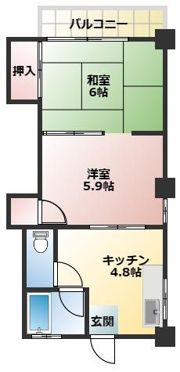 コーポ真美の間取り画像