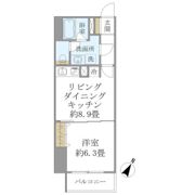 SS．FLAT神楽坂southの間取り画像