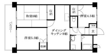 コーポラスSAYAの間取り画像