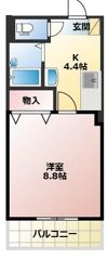 マダレンホールの間取り画像
