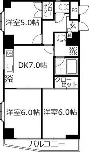 ロイヤルメドウの間取り画像