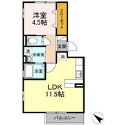 ロータス越路の間取り画像