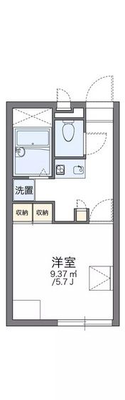 レオパレス元上の間取り画像