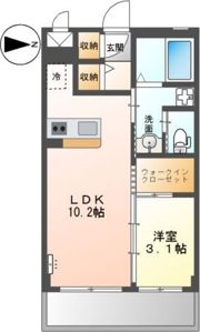 レインボースカイの間取り画像