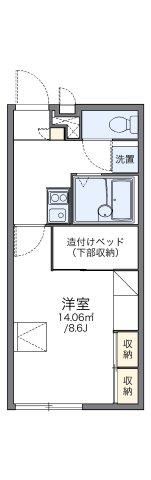 レオパレス桜坂の間取り画像