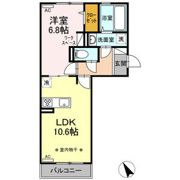 パセオプラシード A&Мの間取り画像