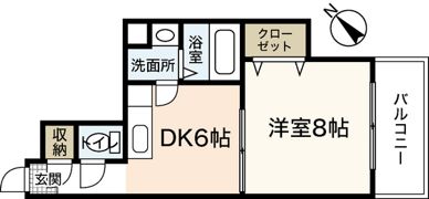 エーデル吉島西の間取り画像