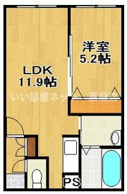 PERFECT PARTNER RESIDENCE B棟の間取り画像