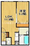 PERFECT PARTNER RESIDENCE B棟の間取り画像