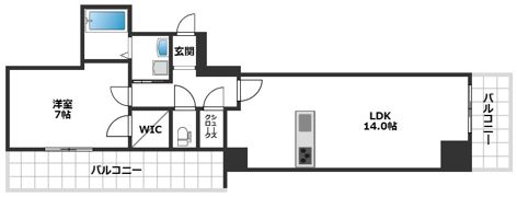 ファーストフィオーレ神戸トランキーロの間取り画像