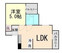 六龍苑岡町の間取り画像