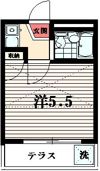 ベルハイツBの間取り画像