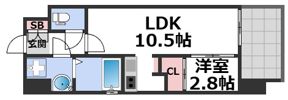 ワールドアイ大阪フェリーチェの間取り画像