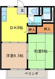 ハイツサンウェイの間取り画像