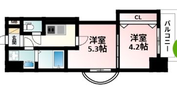 Luxe新大阪SOUTHの間取り画像