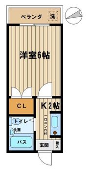 ロードしゅんの間取り画像