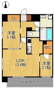 MGA黒崎Wの間取り画像