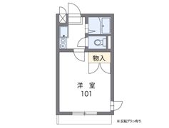 レオパレス上平間ACTの間取り画像
