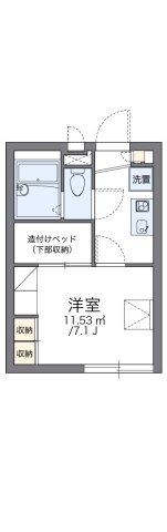 レオパレスティンカーベルの間取り画像