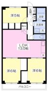 サンナップヒルズ関Aの間取り画像